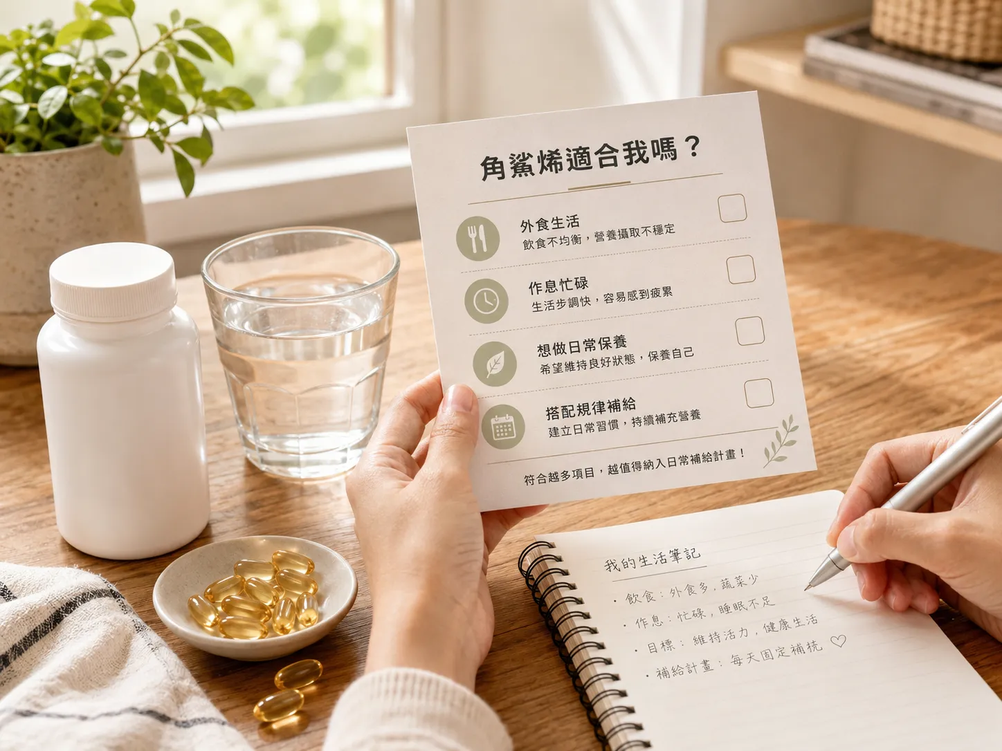 角鯊烯適合我嗎情境圖